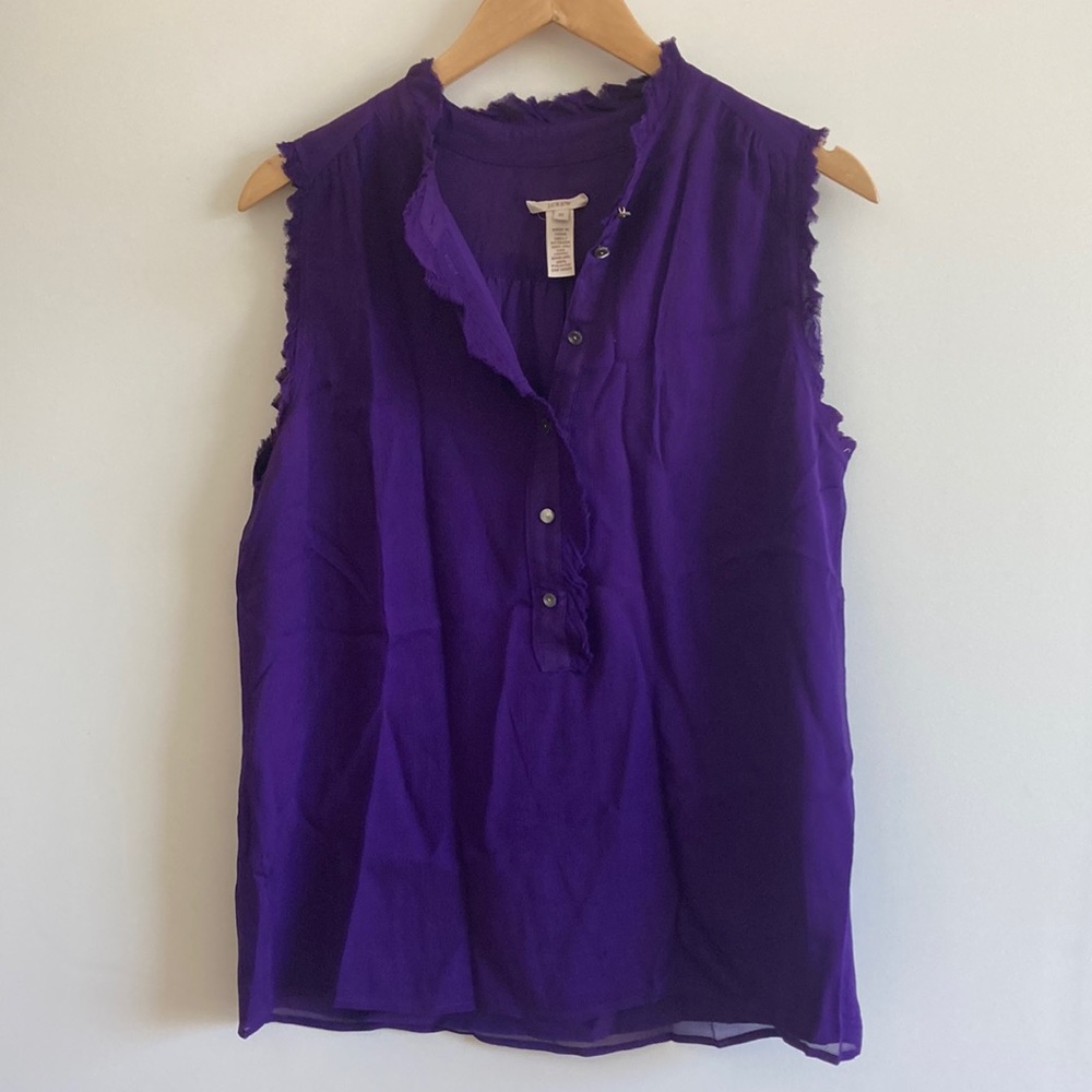 Purple J.Crew Blouse